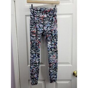 Lululemon Break Free Tight 25" Culture Clash Starlight Black Size 4 Leggings